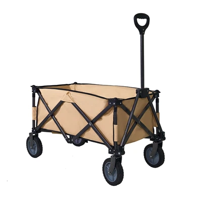 Chariot utilitaire pliable portable pour camping en plein air