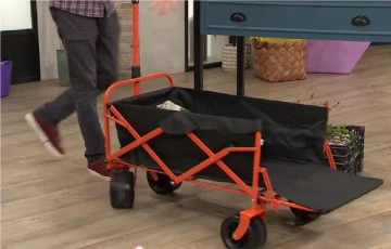 Notre chariot pliant est un best-seller sur QVC UK