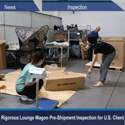 Inspection préalable à un wagon rigoureuse pour le client américain