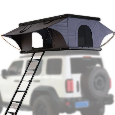 Pop Up rectangular Aluminum Hard Shell Rooftop Tent 5 Pop Up rectangular Aluminum Hard Shell Rooftop Tent 5