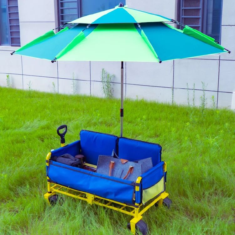 Chariot pliable robuste 3 en 1 avec siège
