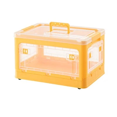 Bacs de rangement empilables transparents en plastique utiles